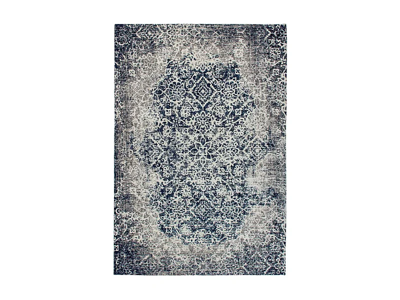 Tapis Imprimé Jacquard "River" Gris 120 x 170 cm