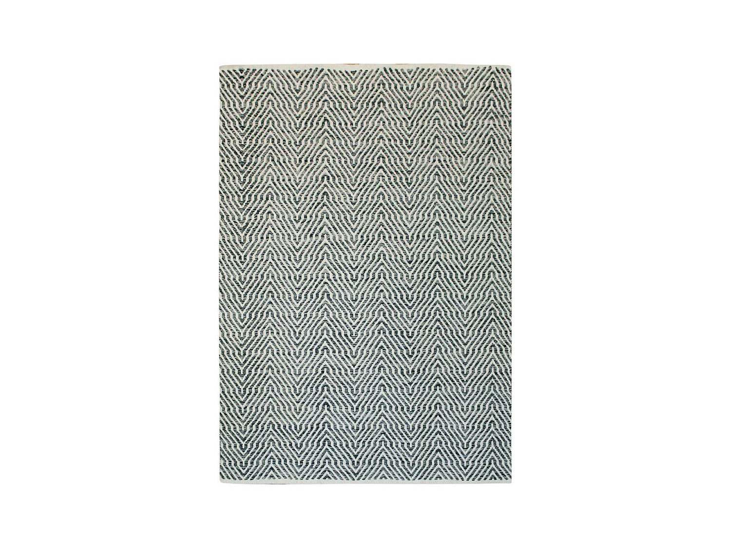 Tapis Rayé Fait Main "Aperitif" Gris 160 x 230 cm