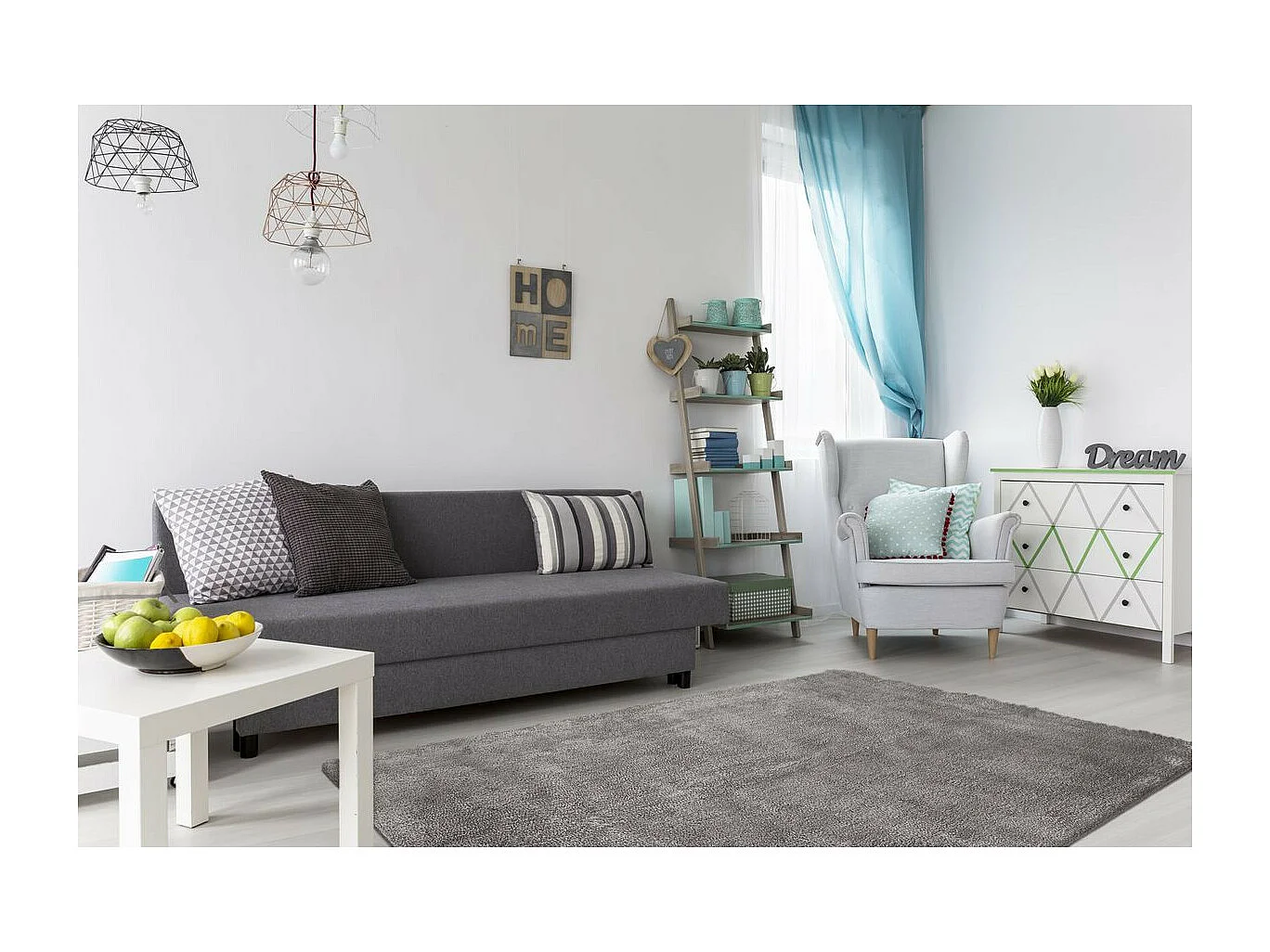 Tapis Shaggy Fait Main "Bali" Gris 80 x 150 cm