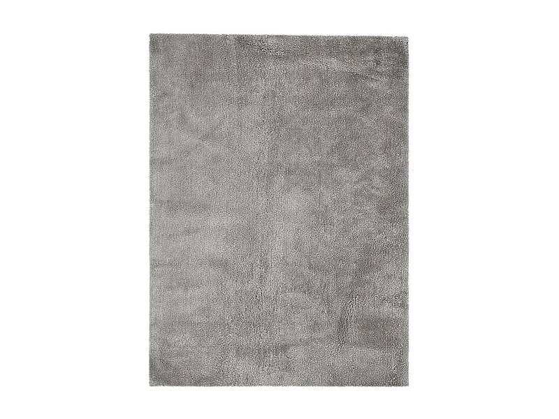 Tapis Shaggy Fait Main "Bali" Gris 80 x 150 cm