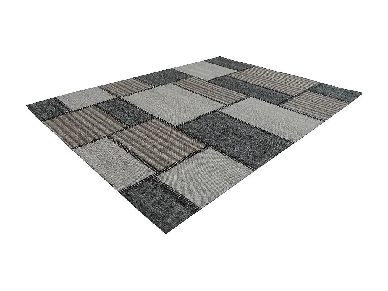 Tapis Imprimé Jacquard "Phoenix" Naturel & Crème 80 x 150 cm