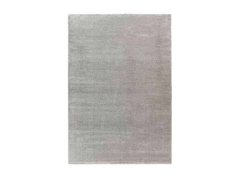 Tapis Tissé Shaggy à Poils Longs "Nila" Gris 80 x 150 cm