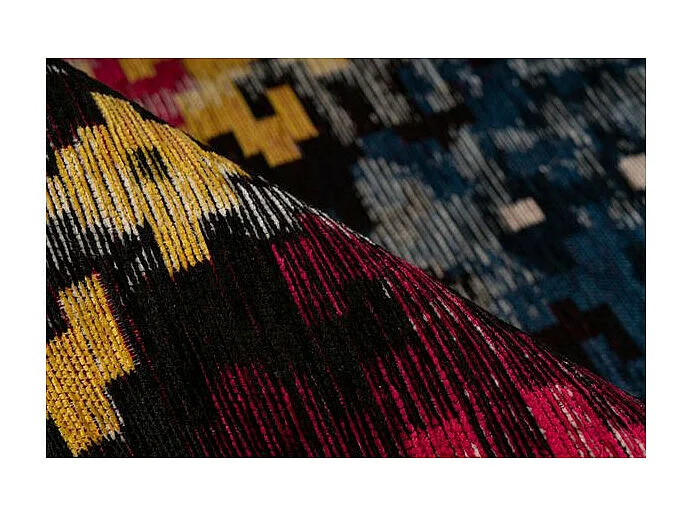 Tapis Tissé Imprimé "Primavera" Multicolore 80 x 150 cm