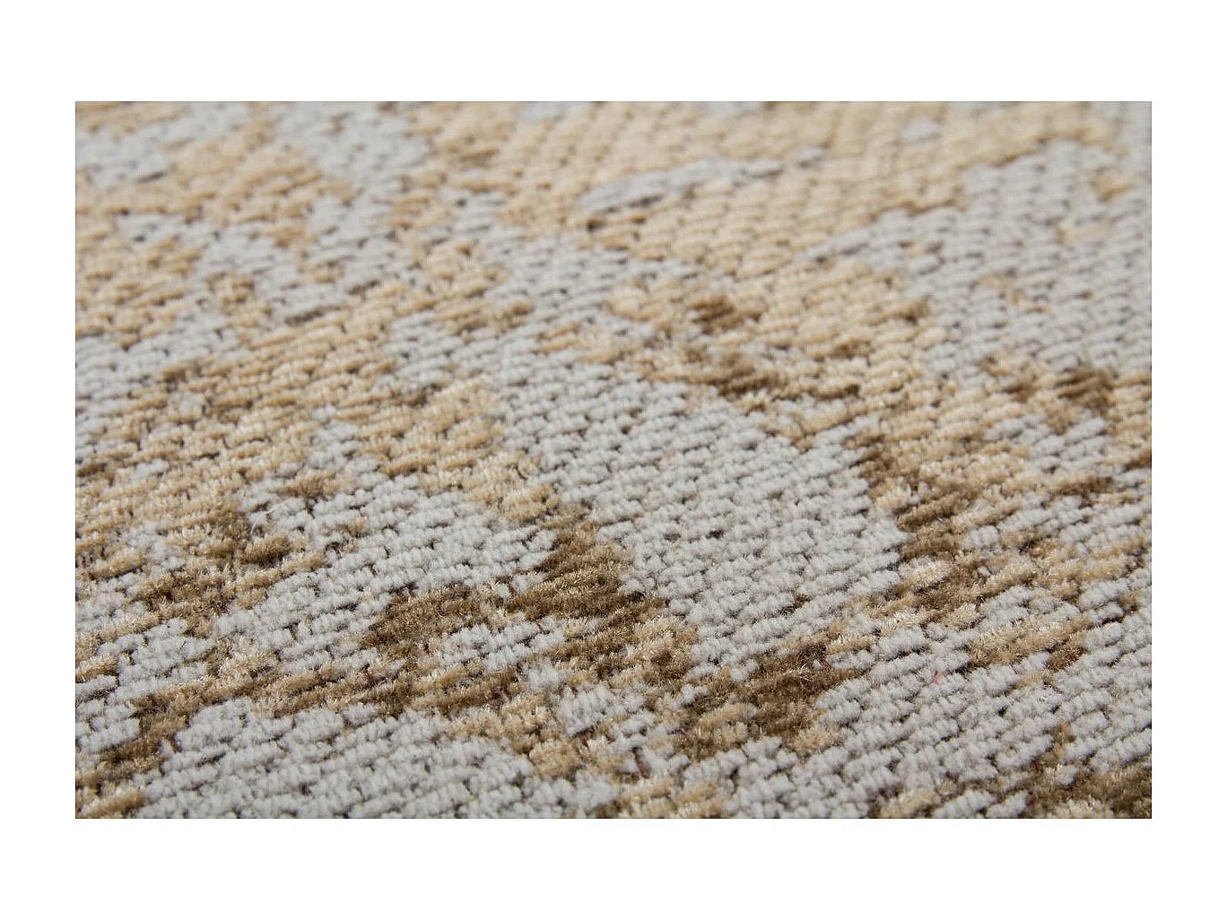 Tapis Vintage Tissé "Nostalgia" Sable 160 x 230 cm