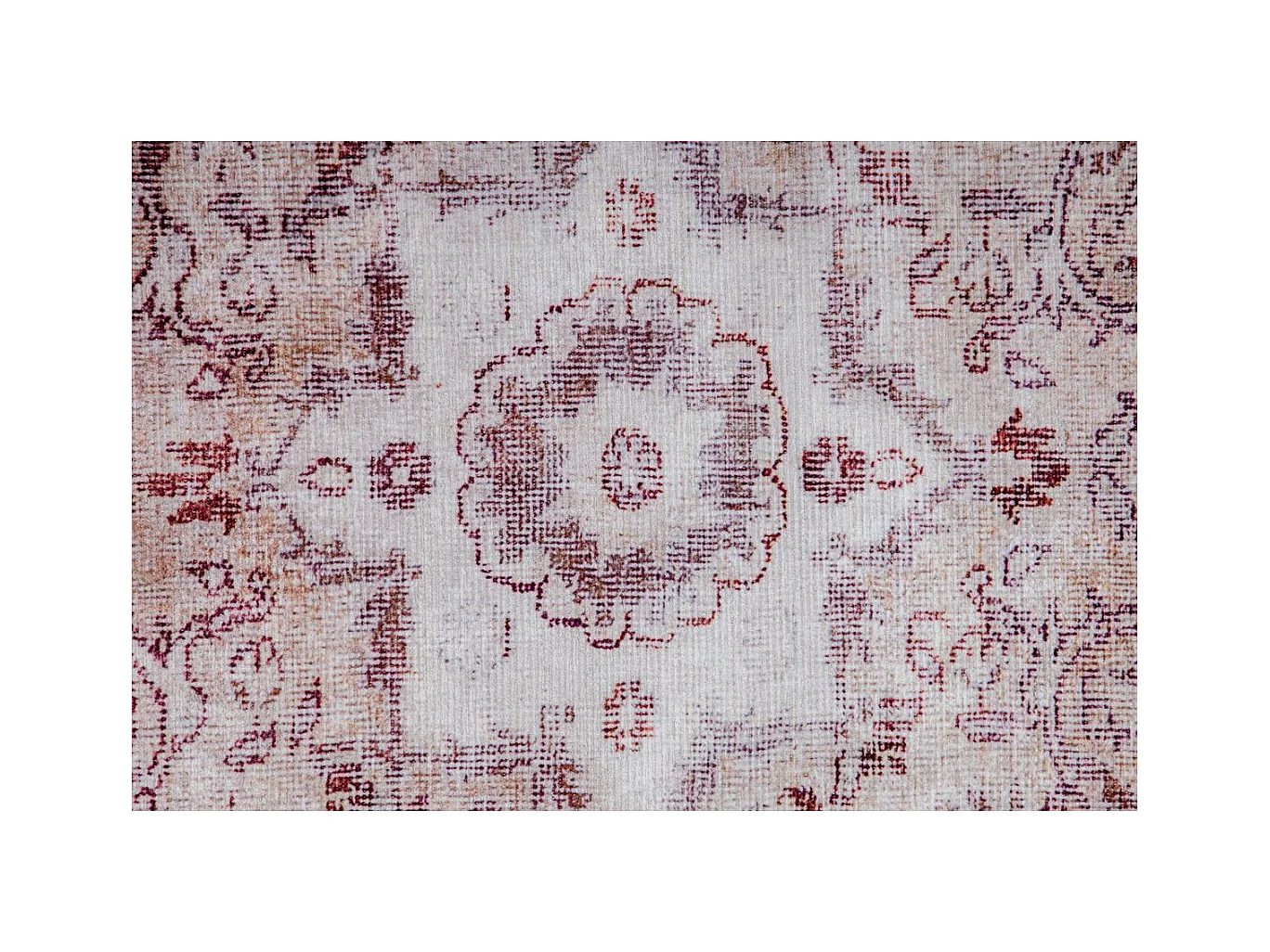 Tapis Imprimé Antique "Vintage" Beige 140 x 200 cm