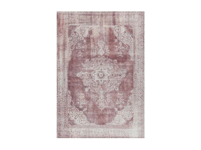 Tapis Imprimé Antique "Vintage" Beige 140 x 200 cm