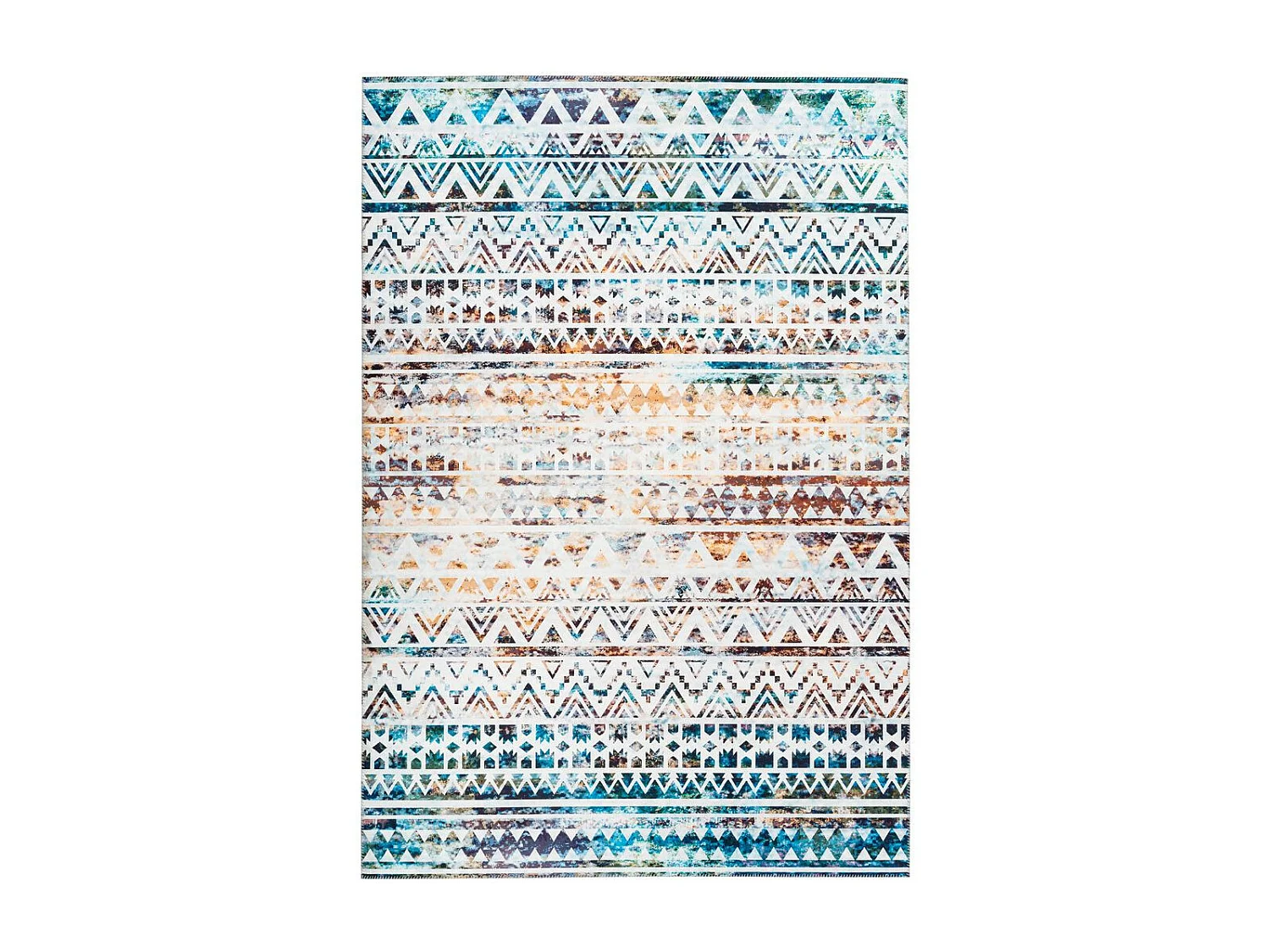 Tapis Ethnique à Poils Courts "Galaxy VIII" Bleu 120 x 180 cm