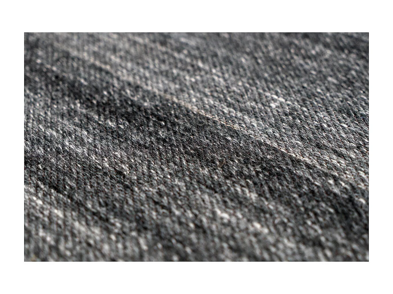 Tapis Jacquard à Poils Courts "Phoenix" Anthracite 120 x 170 cm