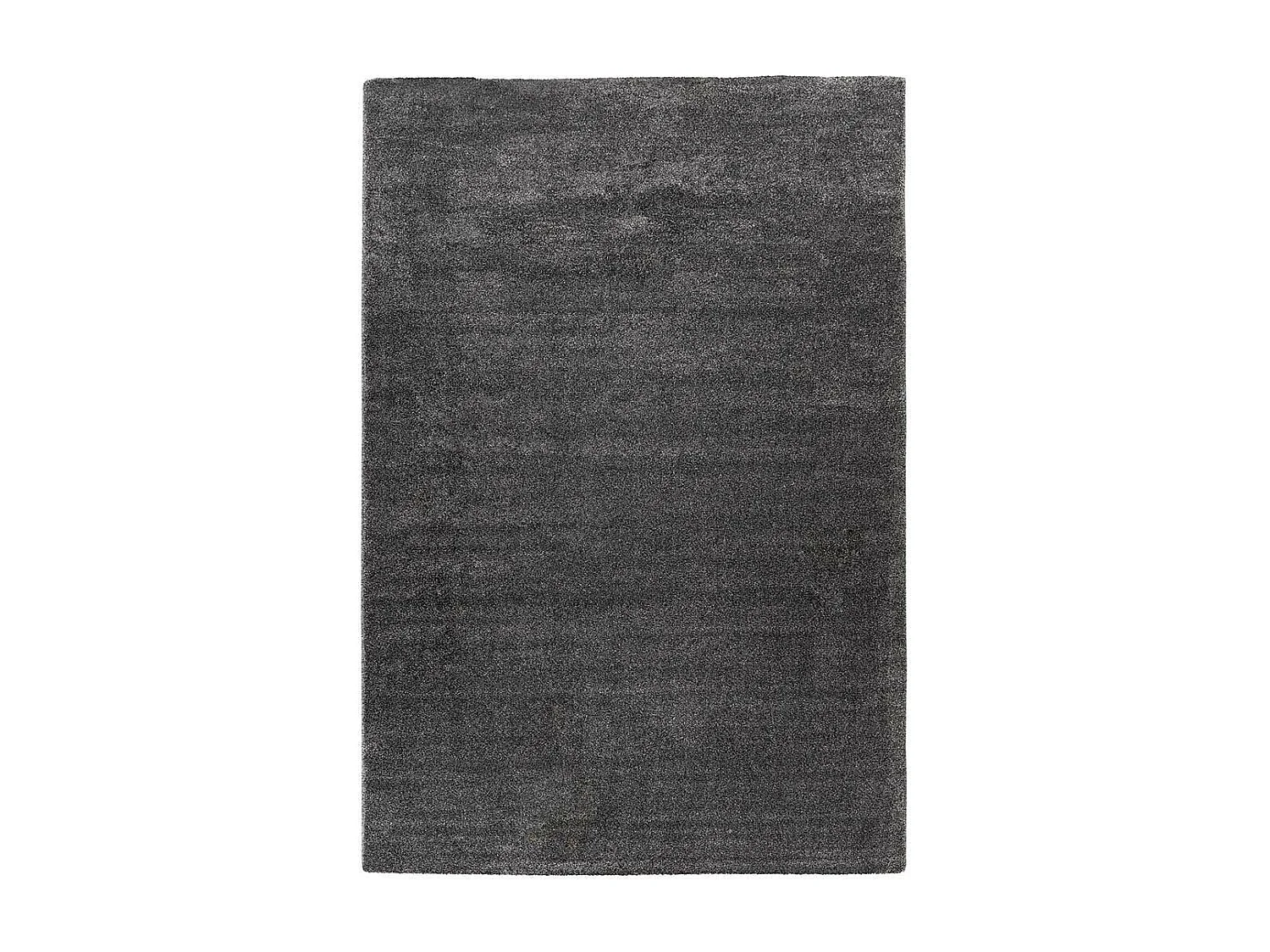 Tapis Tissé Shaggy à Poils Longs "Nila" Anthracite 80 x 150 cm