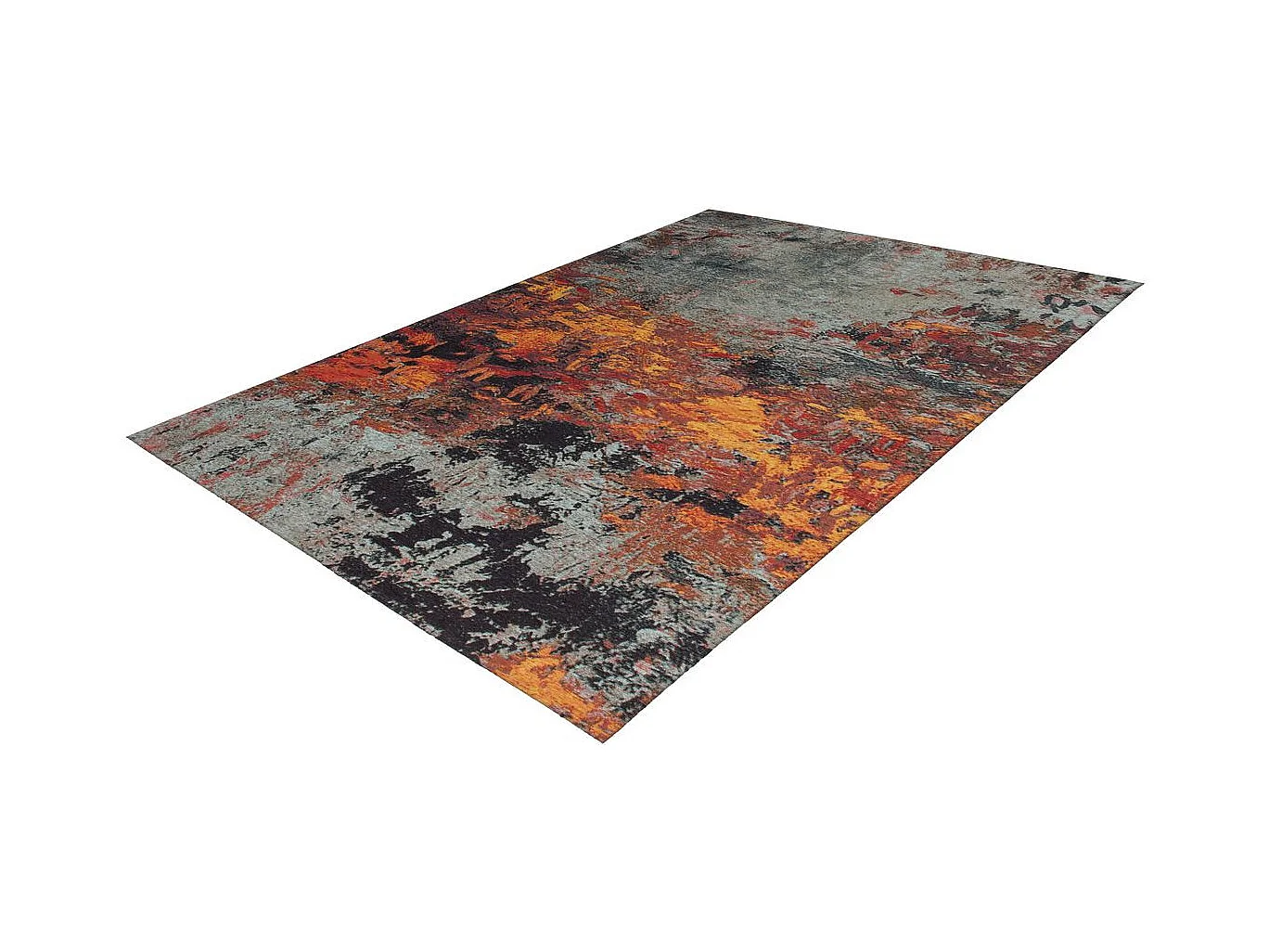 Tapis Vintage à Poils Courts "Blaze" Multicolore 195 x 290 cm