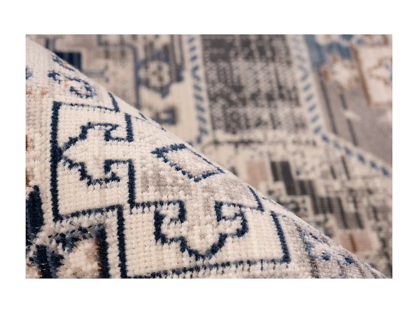 Tapis Oriental Effet Délavé "Anouk" Multicolore 80 x 150 cm