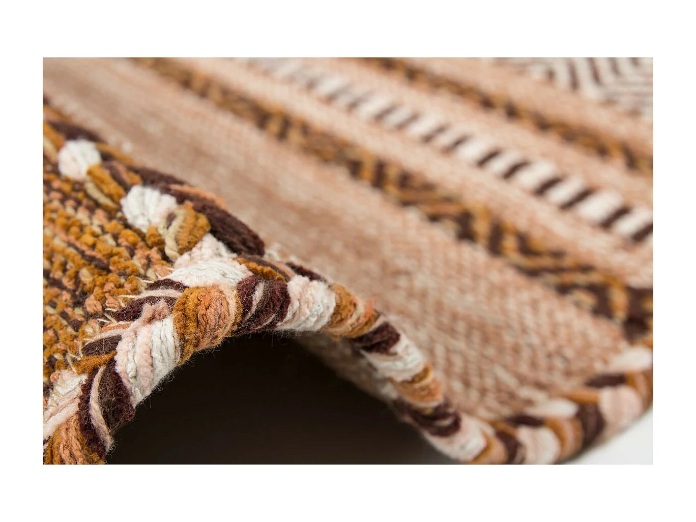 Tapis Ethnique Tissé à la Main "Alhambra" Marron 160 x 230 cm