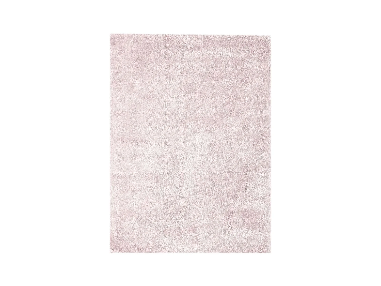 Tapis Shaggy Fait Main "Bali" Rose 80 x 150 cm