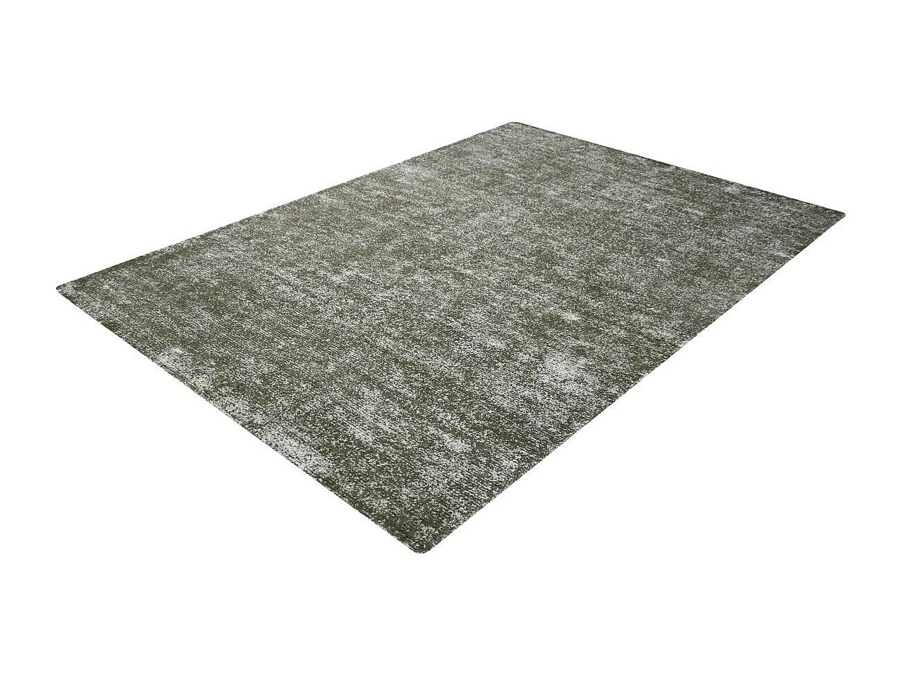 Tapis Vintage Tissé à la Main "Etna" Vert Olive 80 x 150 cm