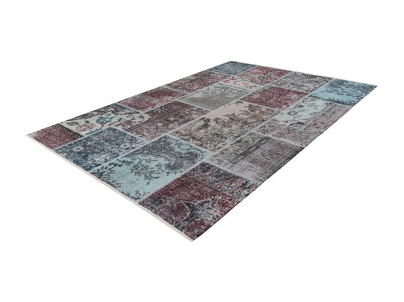 Tapis Tissé à la Main à Poils Plats "Toska II" Rouge 120 x 170 cm
