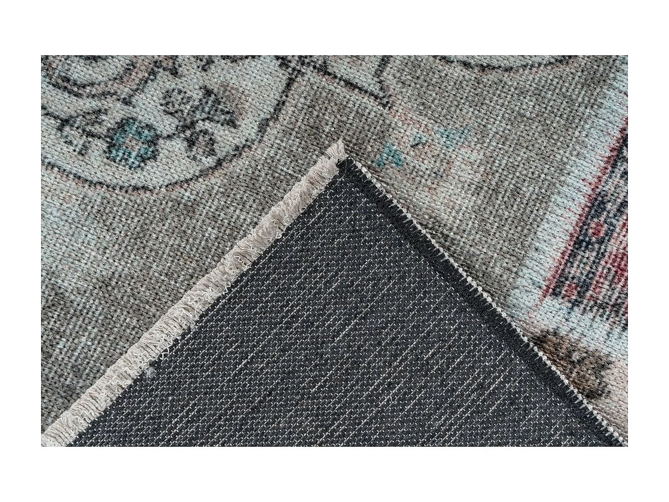 Tapis Tissé à la Main à Poils Plats "Toska II" Rouge 120 x 170 cm