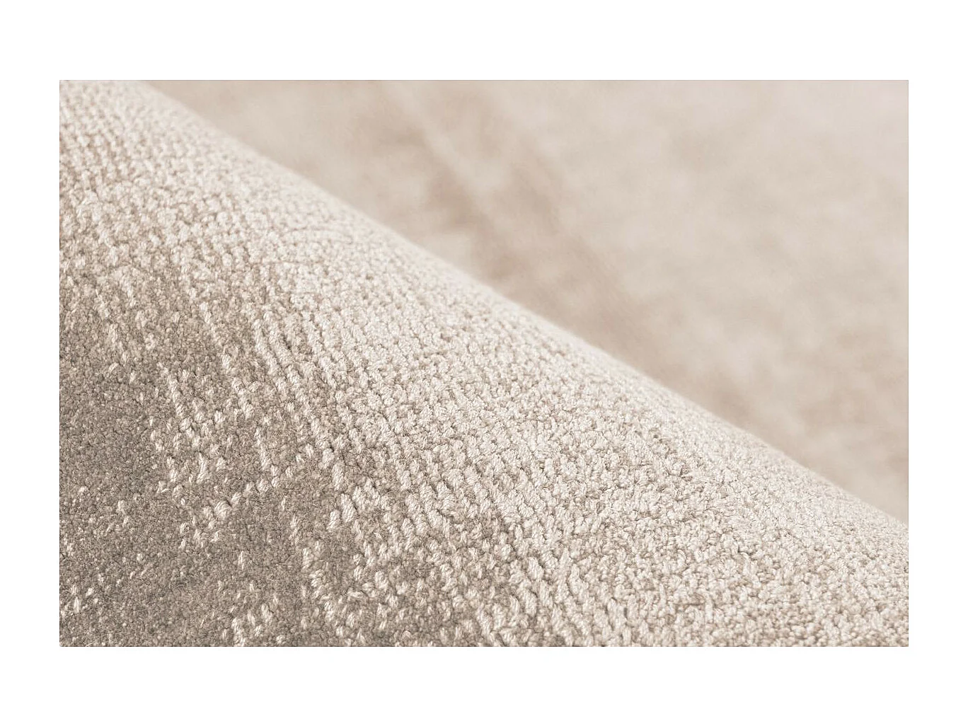 Tapis Tissé à la Main "Village" Champagne 80 x 150 cm