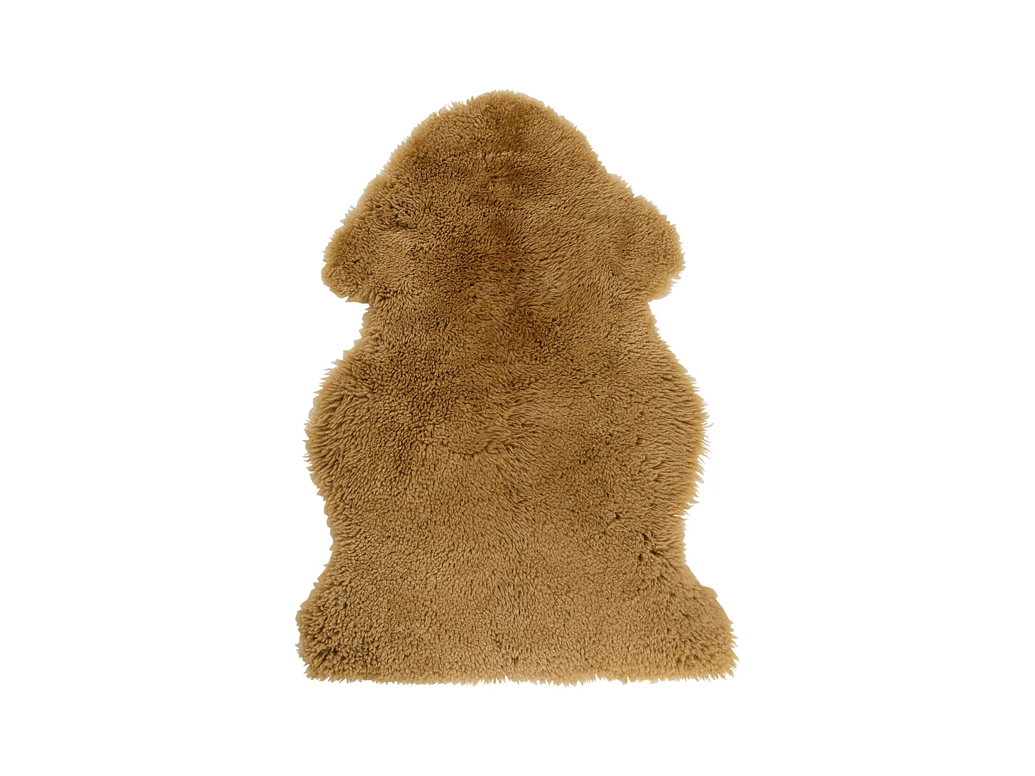 Tapis Déco "Peau de Mouton" 50x80cm Ocre