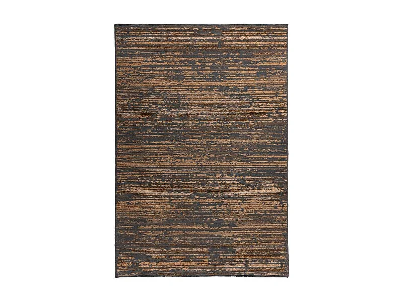 Tapis Tissé à Poils Plats Vintage "Kalevi" Marron 120 x 170 cm
