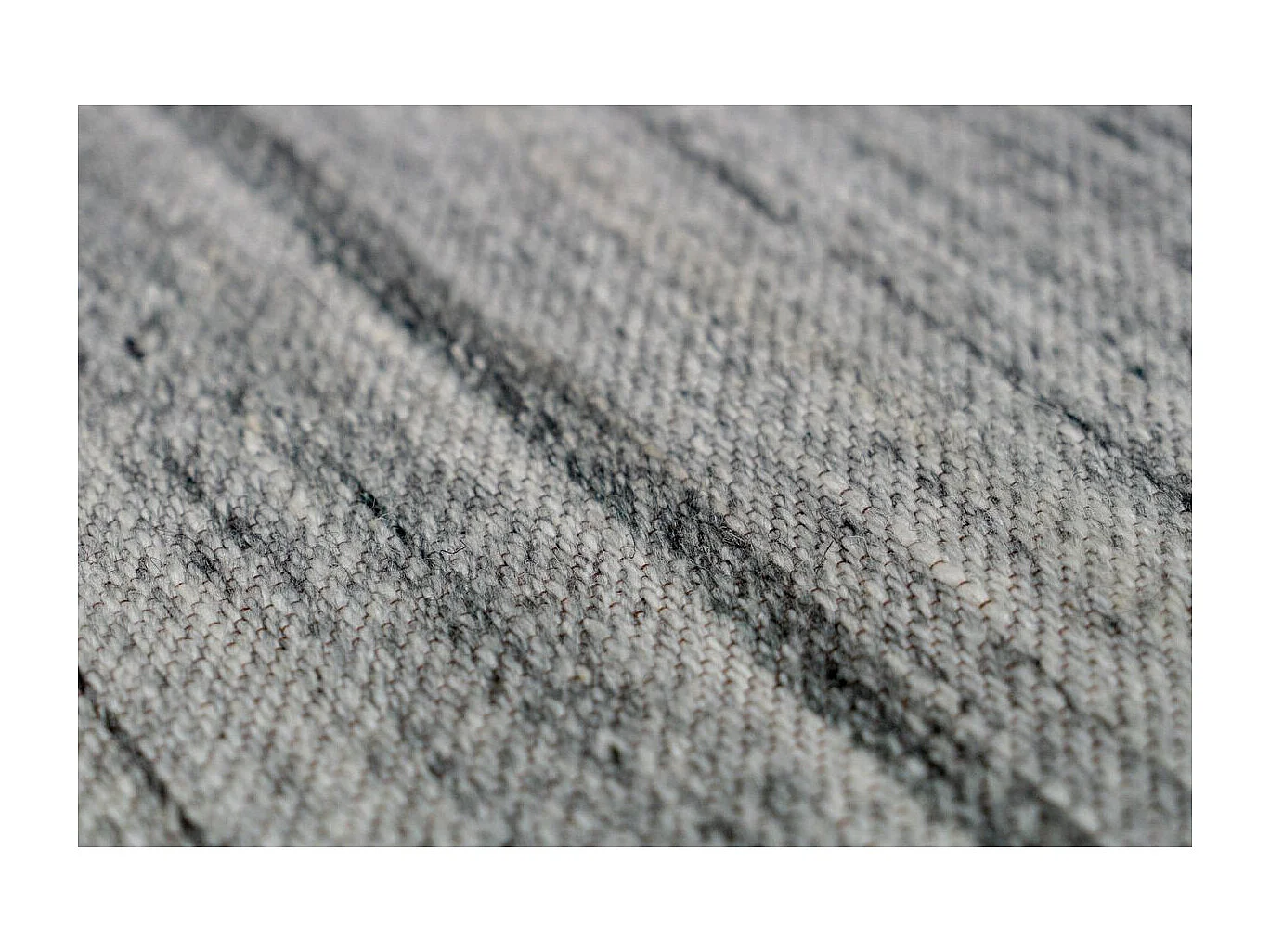 Tapis Jacquard à Poils Courts "Phoenix" Gris 80 x 150 cm