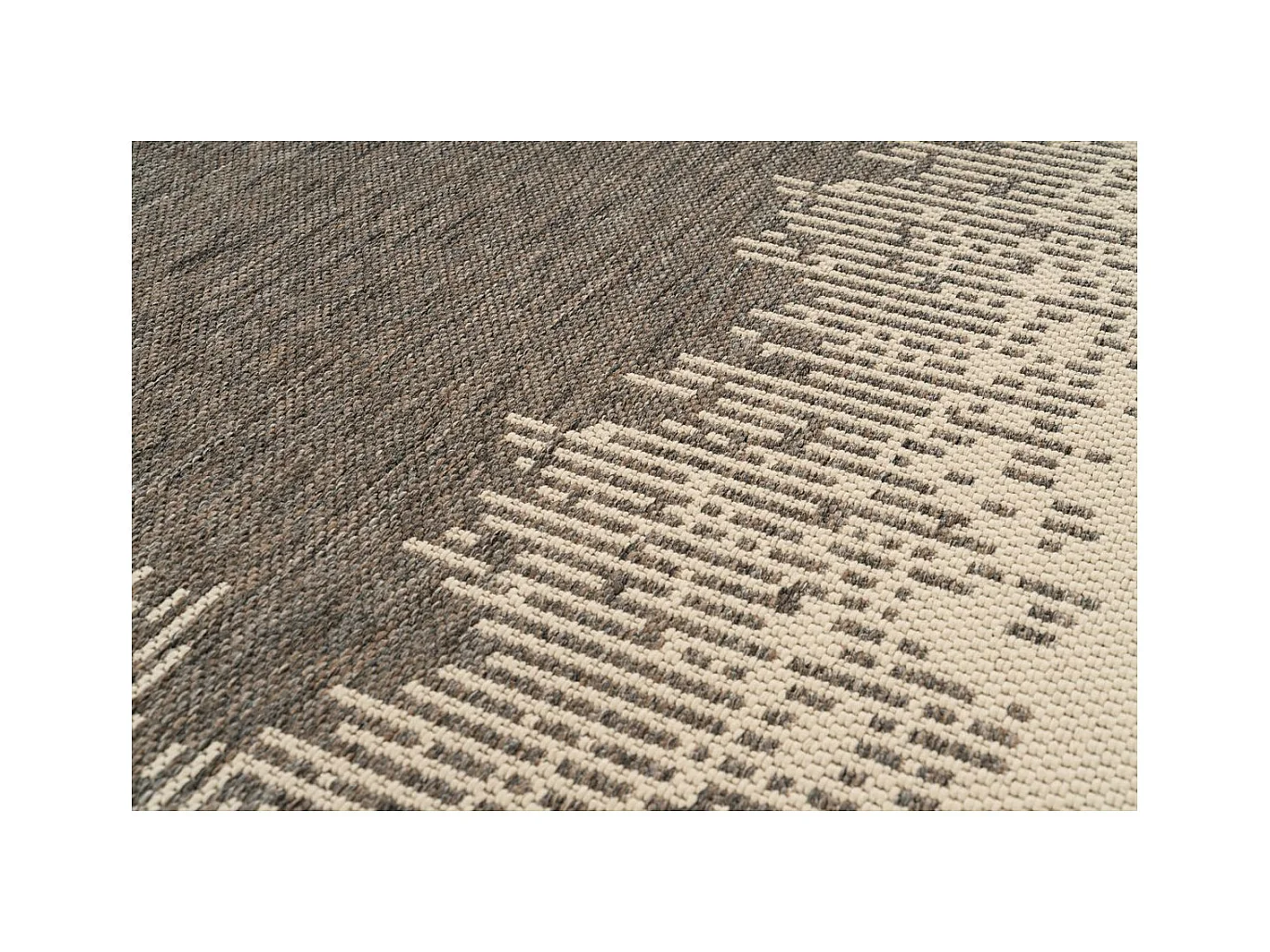 Tapis Imprimé à Poils Courts "Splash" Marron 200 x 290 cm