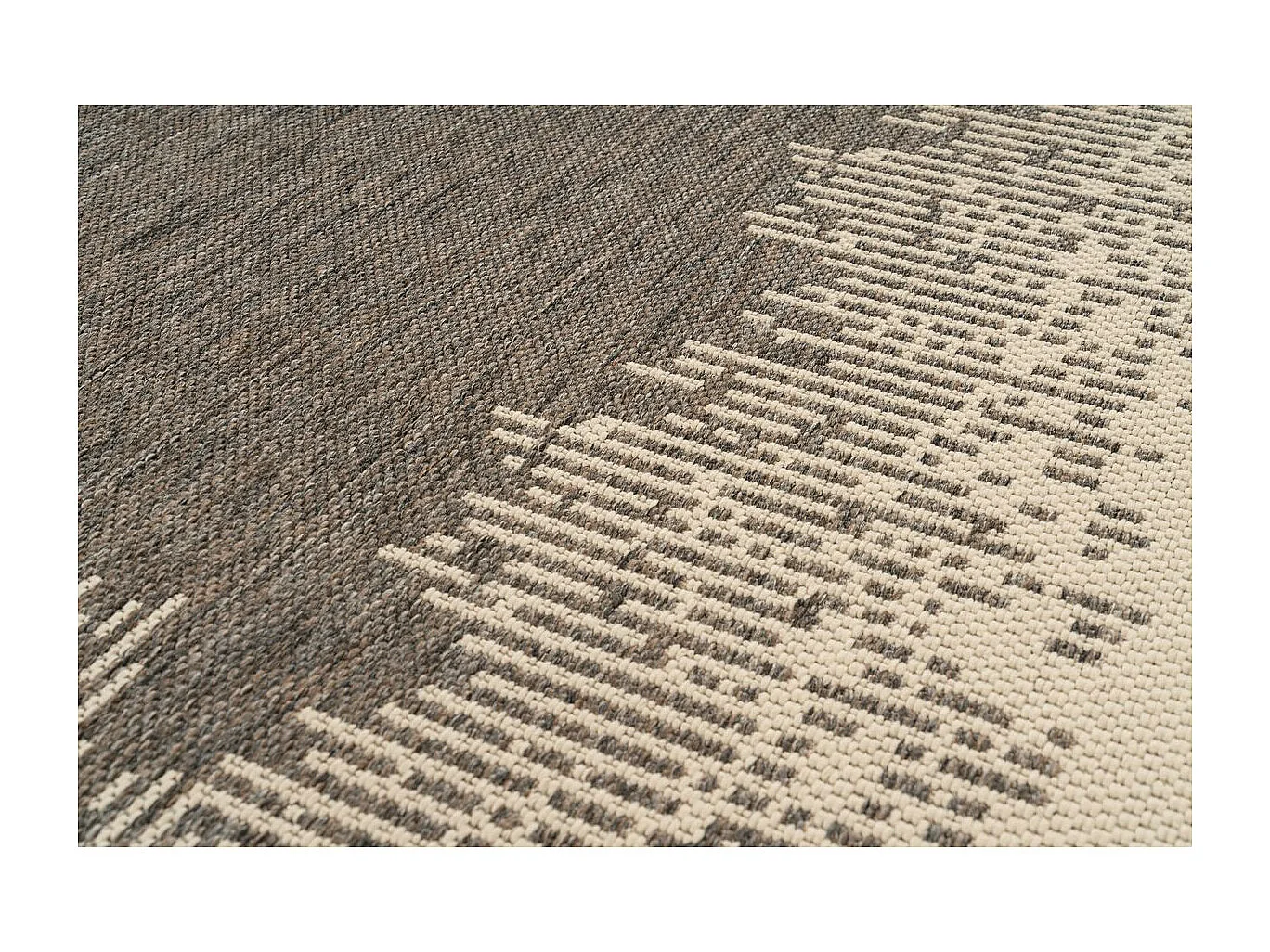 Tapis Imprimé à Poils Courts "Splash" Marron 200 x 290 cm