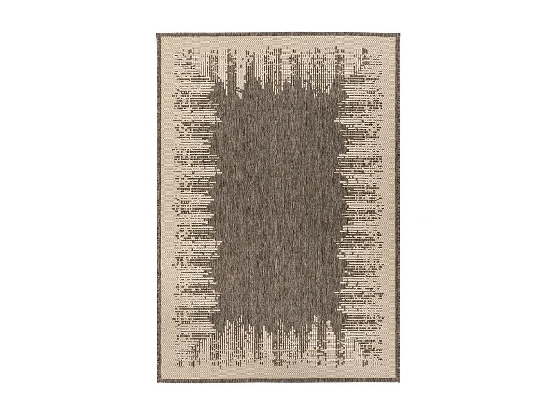 Tapis Imprimé à Poils Courts "Splash" Marron 200 x 290 cm