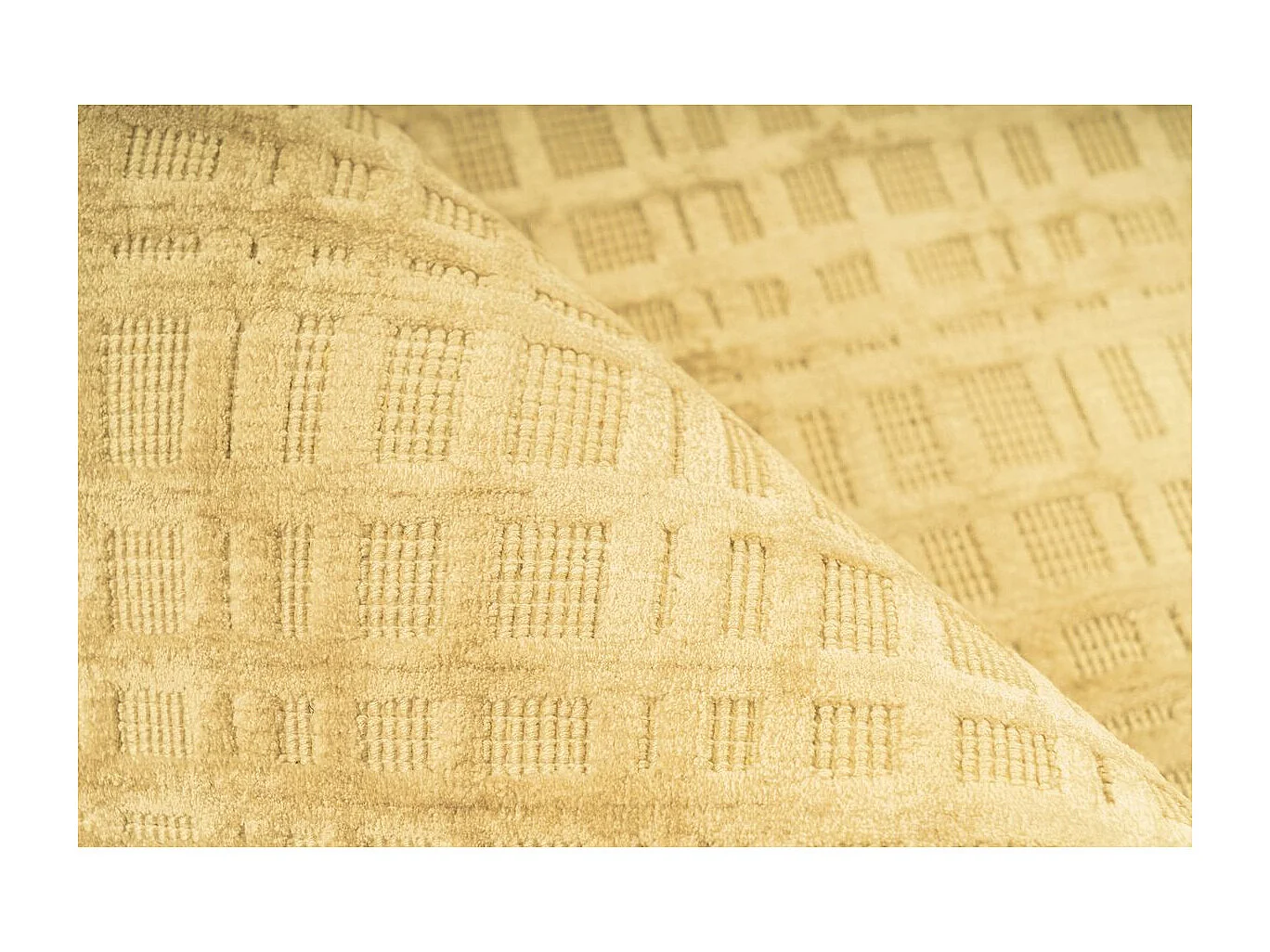 Tapis Tissé à la Main "Karma" Or 80 x 150 cm