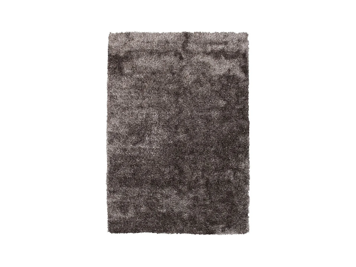 Tapis Shaggy Fait Main "Diamond" Champagne 80 x 150 cm