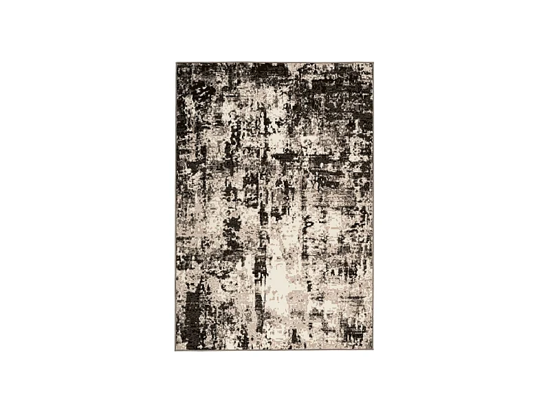 Tapis Vintage à Poils Courts "Esperanto VIII" Marron 80 x 150 cm