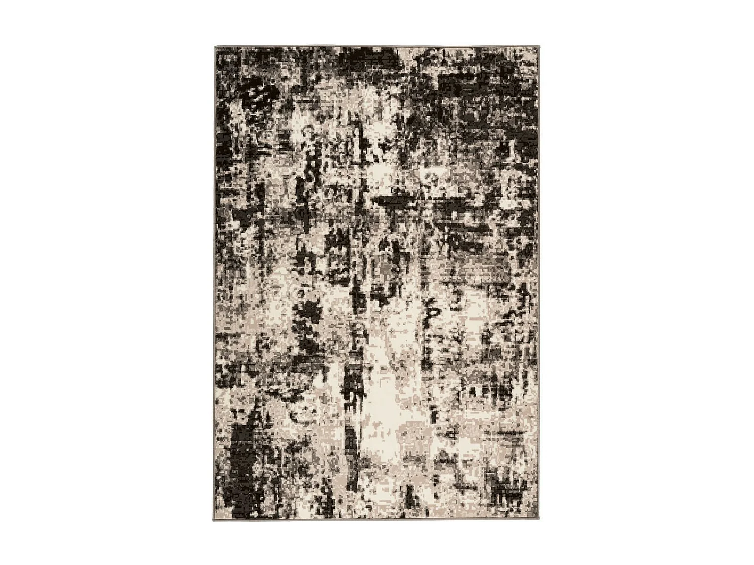 Tapis Vintage à Poils Courts "Esperanto VIII" Marron 80 x 150 cm