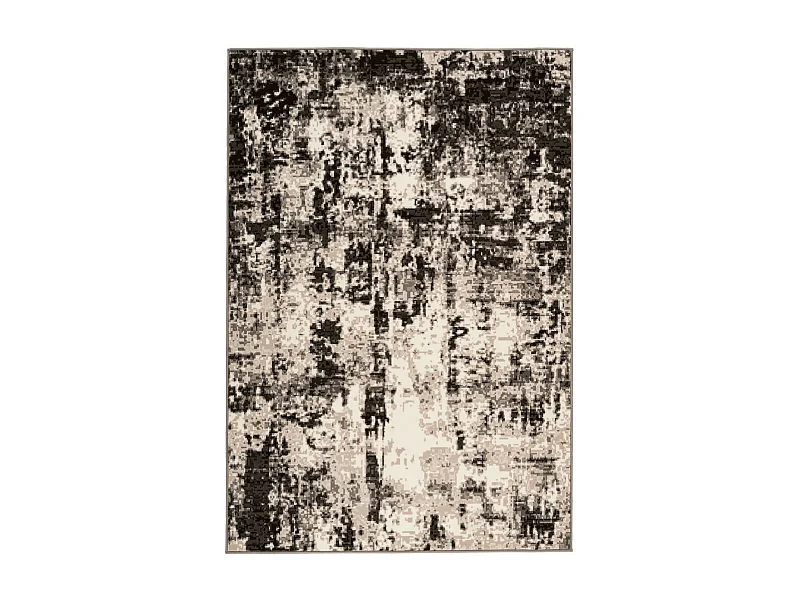 Tapis Vintage à Poils Courts "Esperanto VIII" Marron 80 x 150 cm