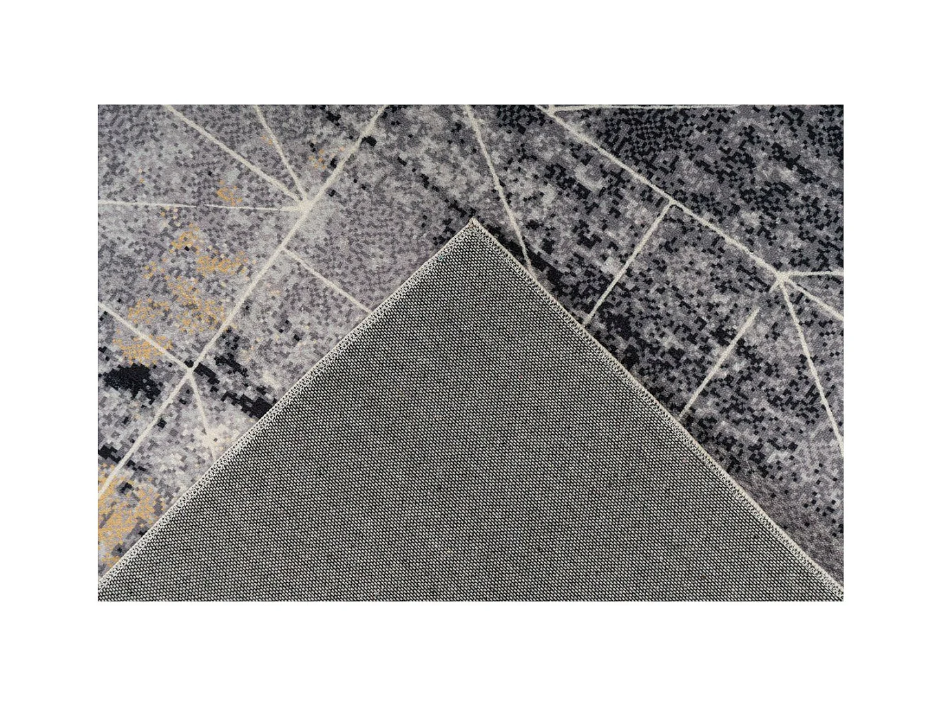 Tapis Imprimé Tissé à la Main "Piedmont" Multicolore 80 x 150 cm