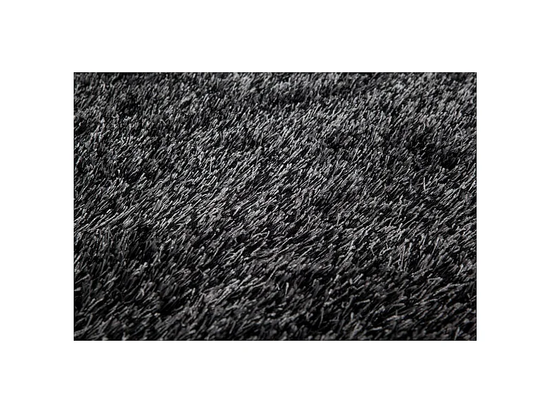Tapis Shaggy Fait Main "Diamond" Anthracite 160 x 230 cm