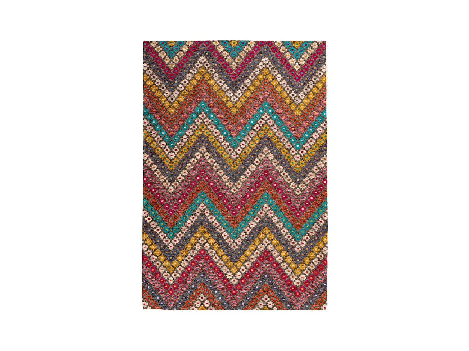 Tapis Tissé Imprimé "Primavera" Multicolore 160 x 230 cm