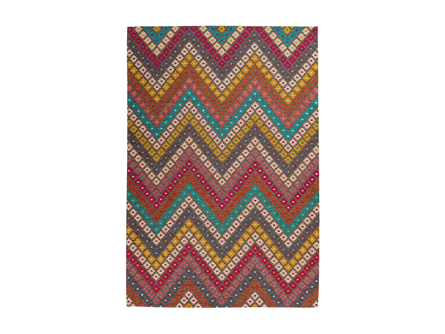 Tapis Tissé Imprimé "Primavera" Multicolore 160 x 230 cm