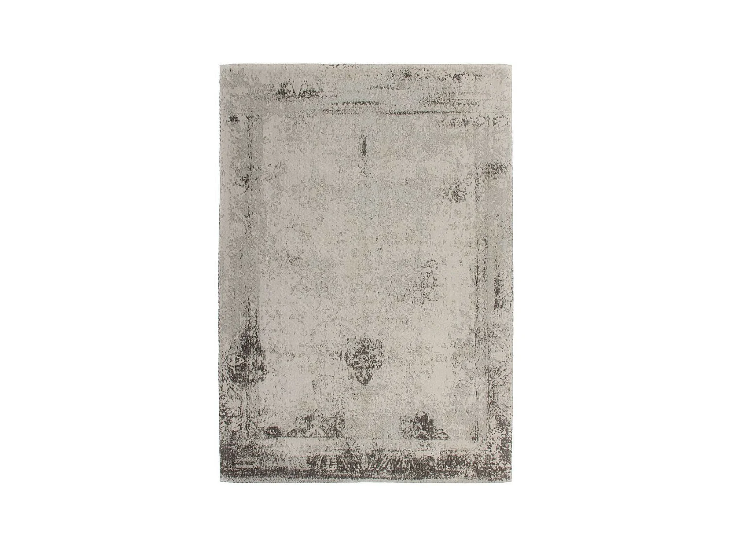 Tapis Vintage Tissé "Nostalgia" Anthracite 120 x 170 cm