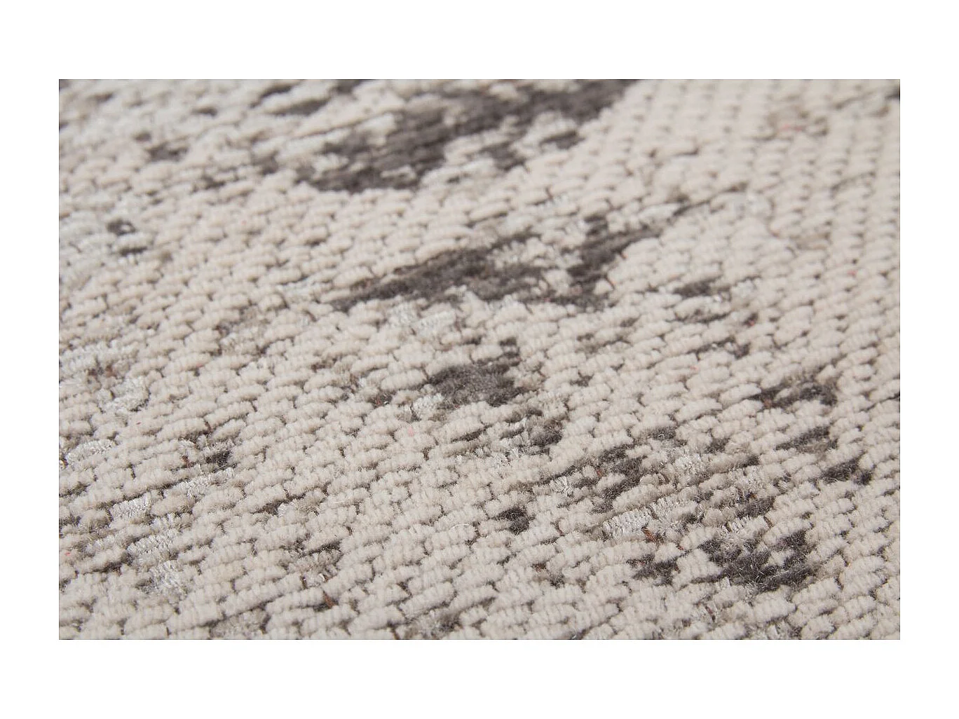 Tapis Vintage Tissé "Nostalgia" Anthracite 120 x 170 cm