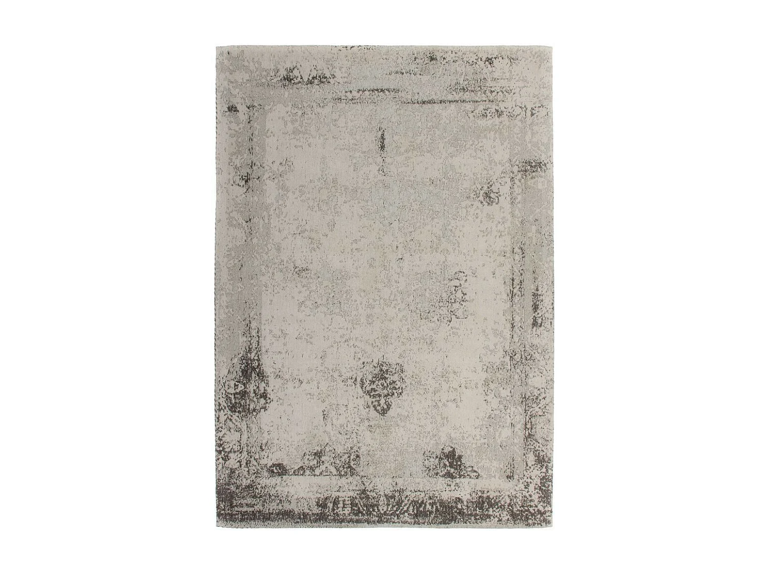 Tapis Vintage Tissé "Nostalgia" Anthracite 120 x 170 cm