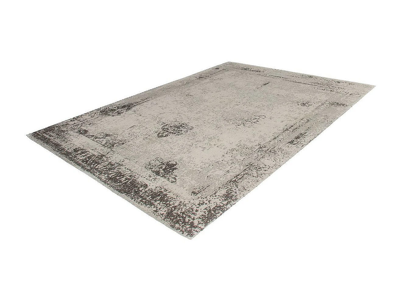 Tapis Vintage Tissé "Nostalgia" Anthracite 120 x 170 cm