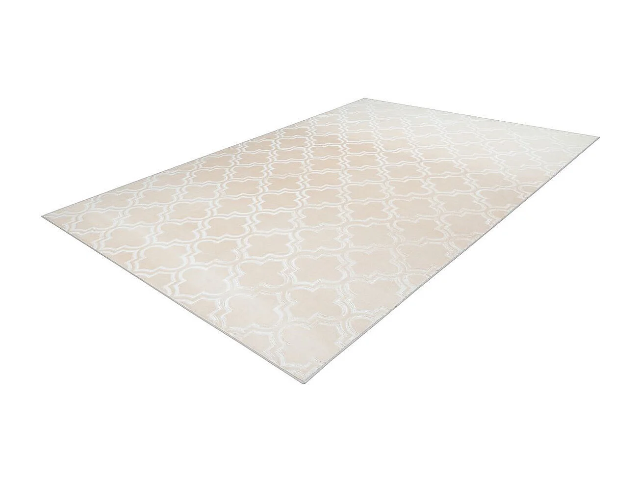 Tapis Vintage Fait Main "Monroe I" Crème 160 x 230 cm