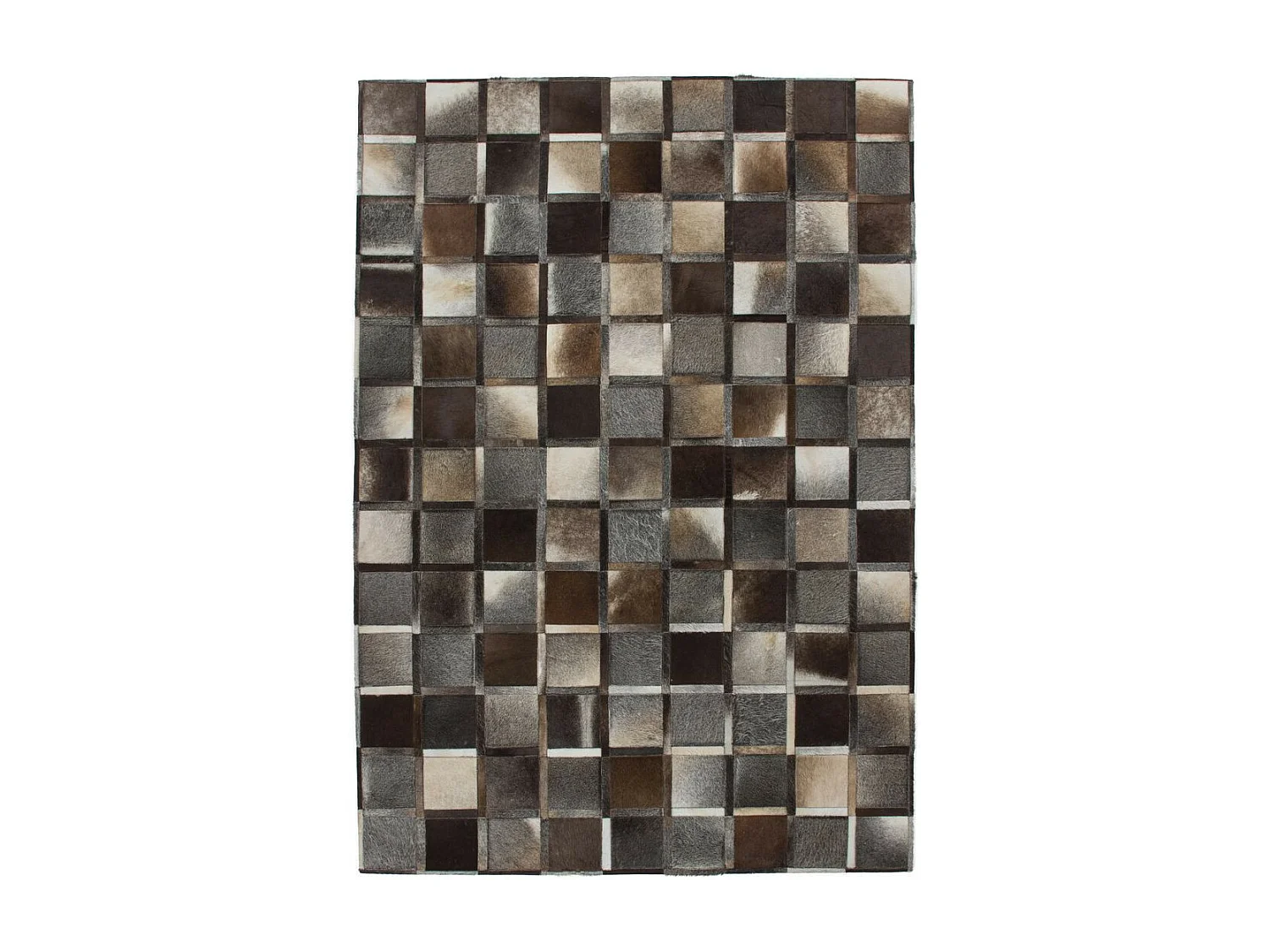 Tapis Mosaïque Tissé Fait Main "Lavish" Gris 160 x 230 cm
