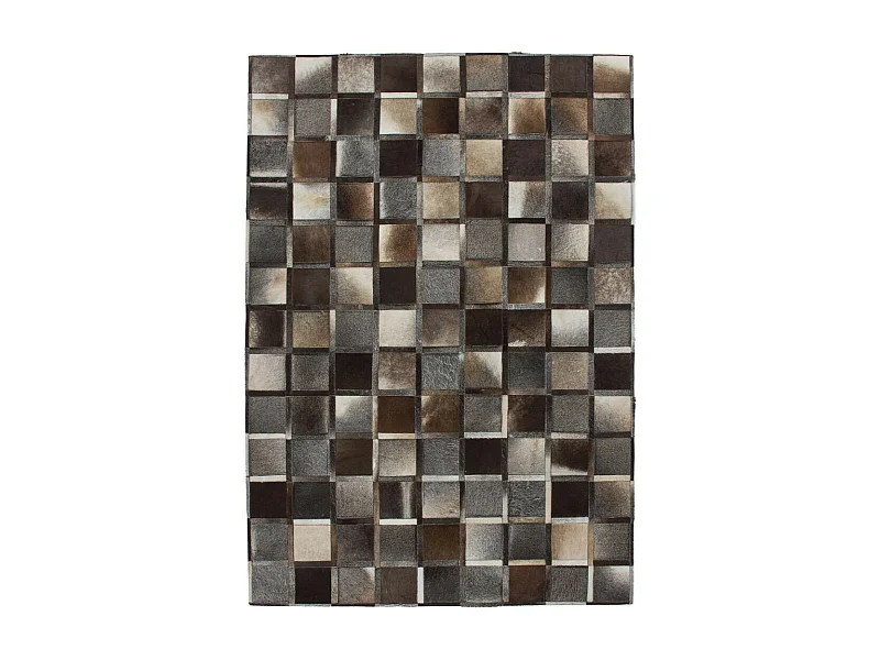 Tapis Mosaïque Tissé Fait Main "Lavish" Gris 160 x 230 cm