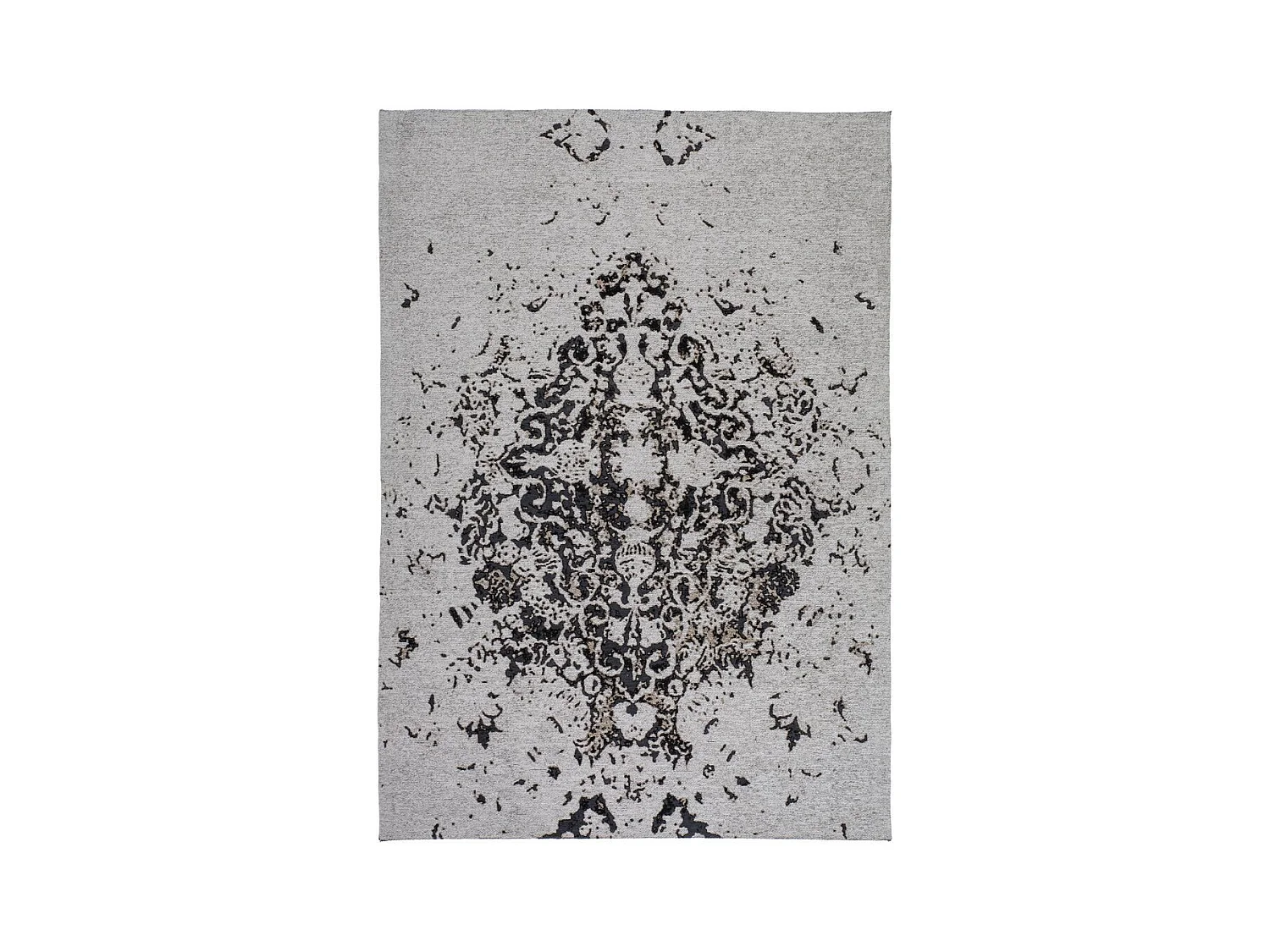 Tapis à Poils Courts Fait Main "Ballerina" Gris 120 x 170 cm