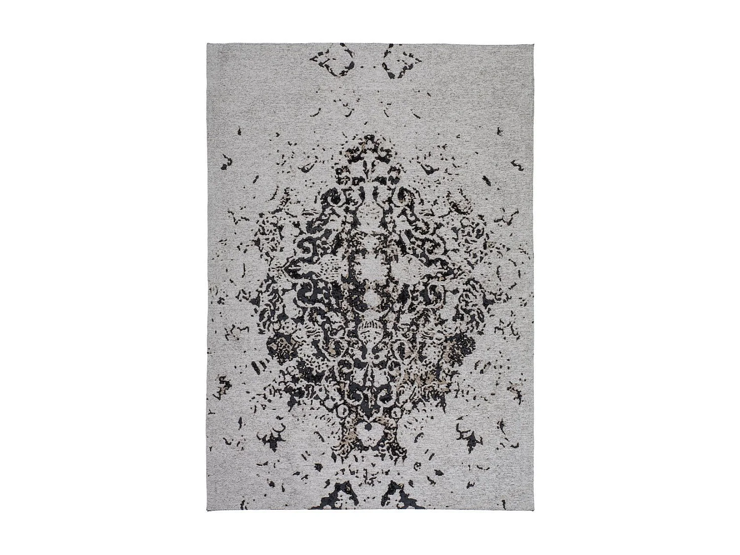 Tapis à Poils Courts Fait Main "Ballerina" Gris 120 x 170 cm