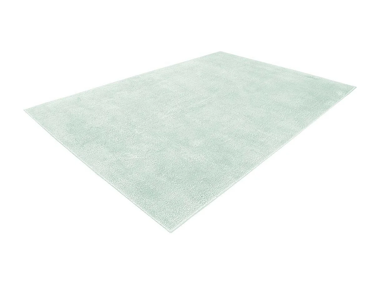 Tapis Shaggy Fait Main "Bali" Bleu 80 x 150 cm