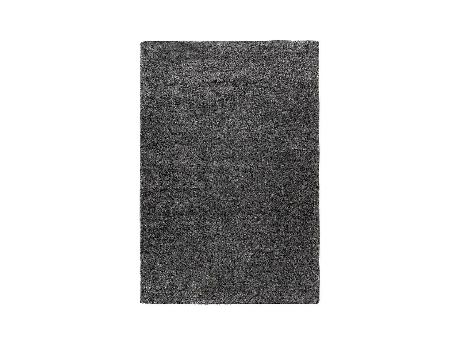 Tapis Tissé Shaggy à Poils Longs "Nila" Anthracite 120 x 170 cm