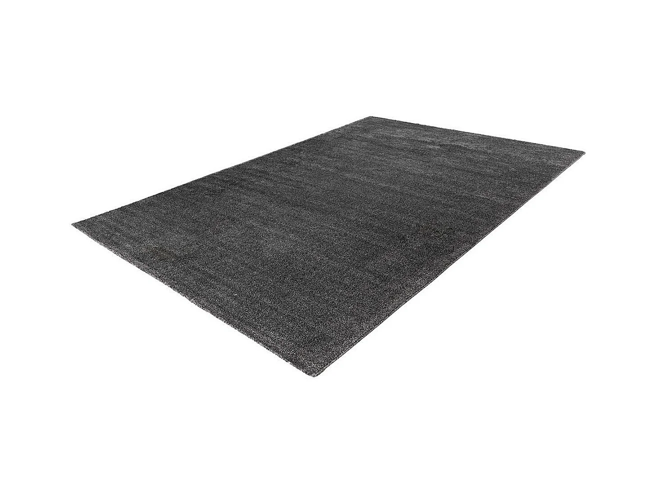 Tapis Tissé Shaggy à Poils Longs "Nila" Anthracite 120 x 170 cm
