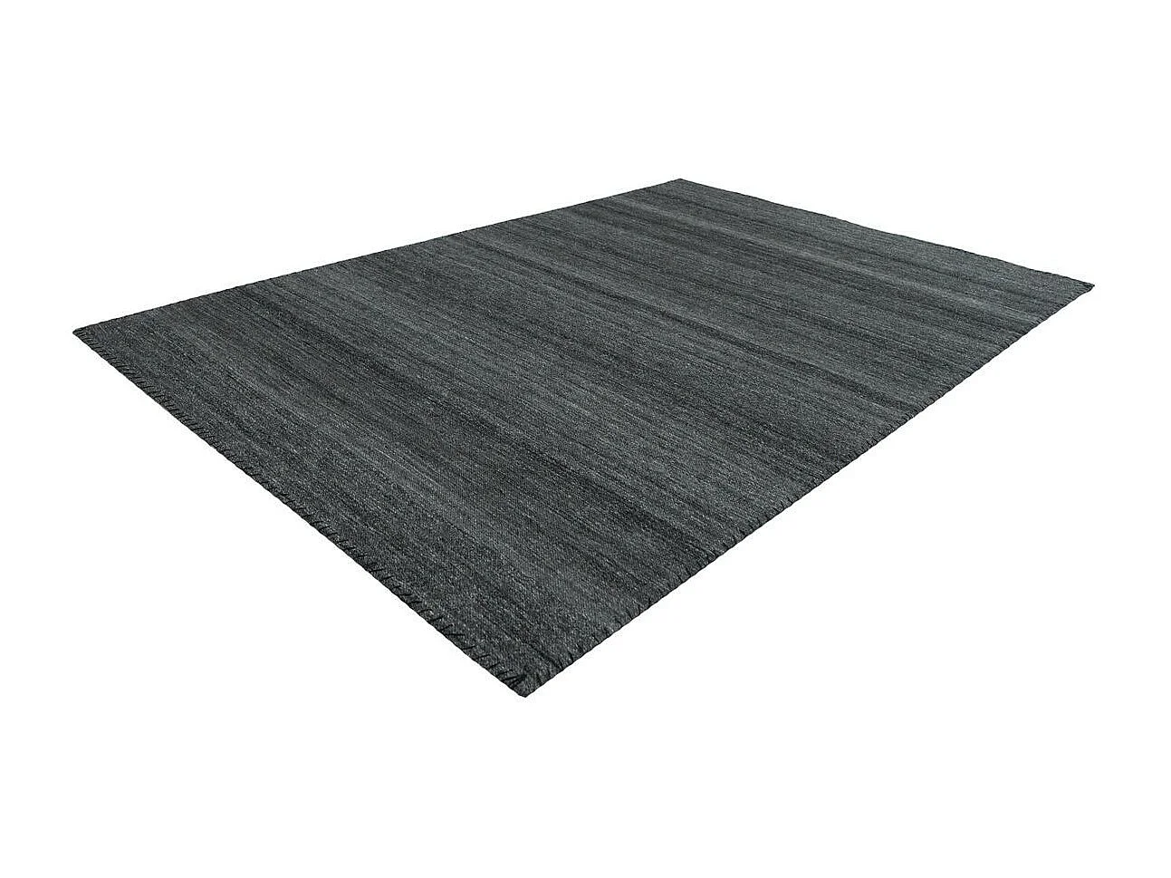 Tapis Jacquard à Poils Courts "Phoenix" Anthracite 80 x 150 cm