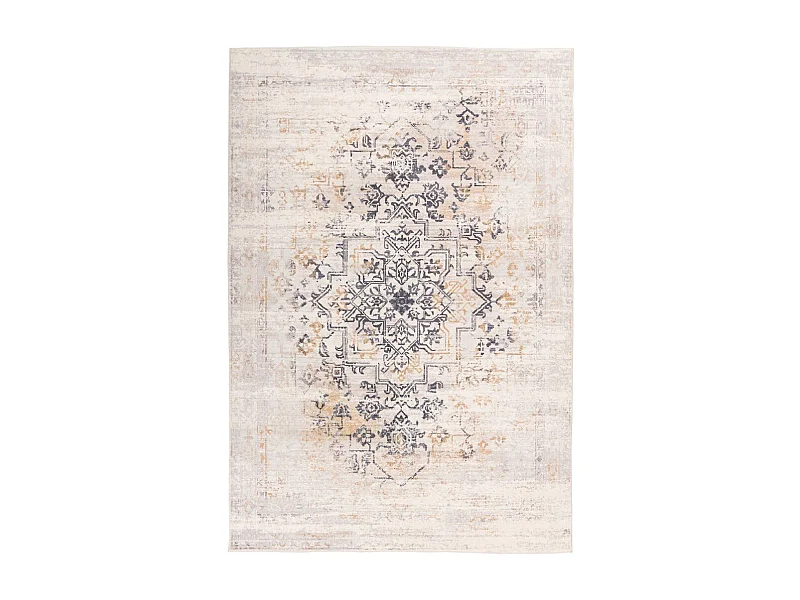 Tapis Vintage Tissé à la Main "Piedmont" Crème 160 x 230 cm